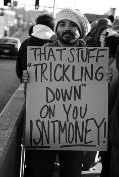 trickle down ...